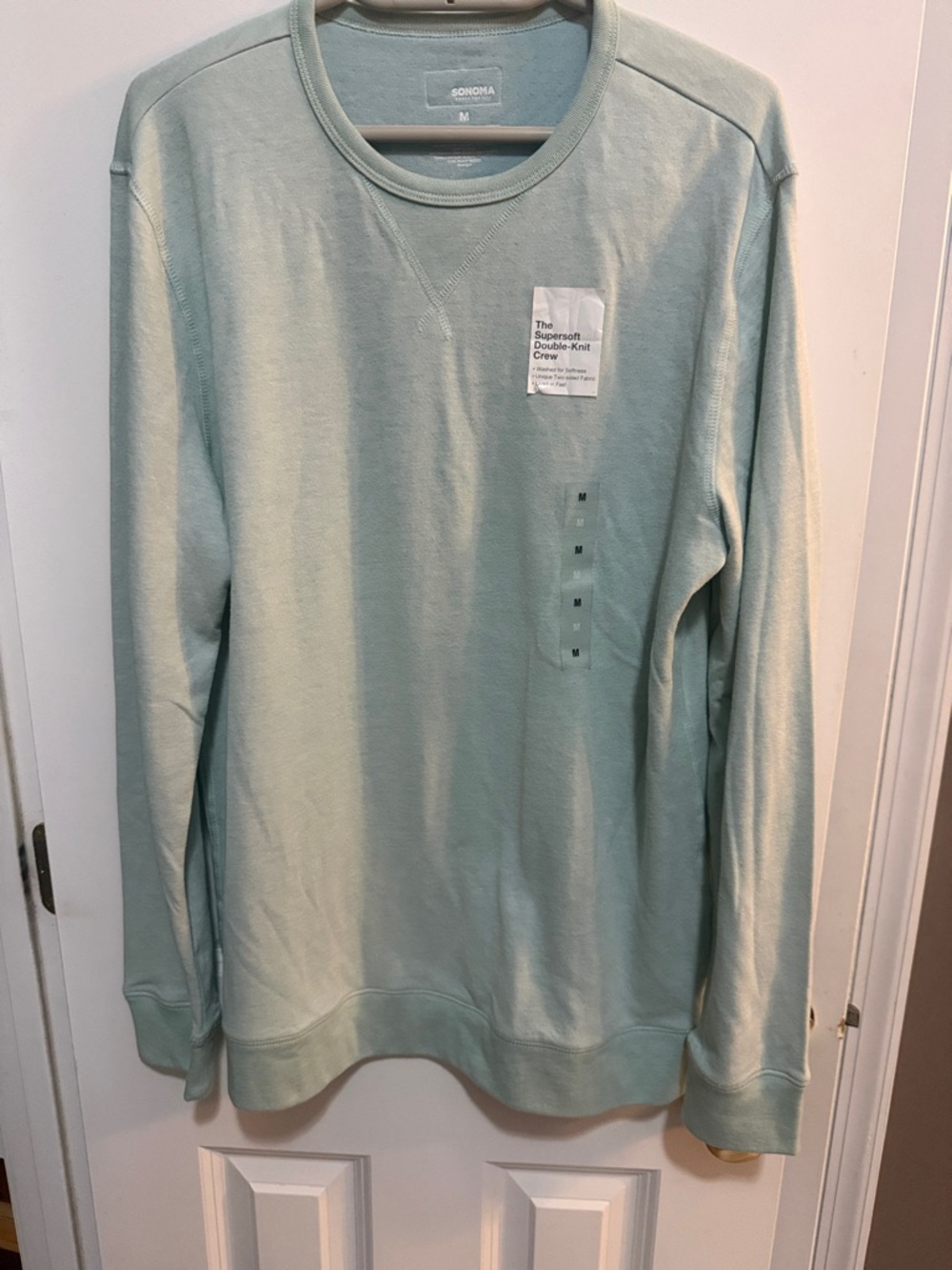 Sonoma Men’s Crewneck Sweater - Pale Mint